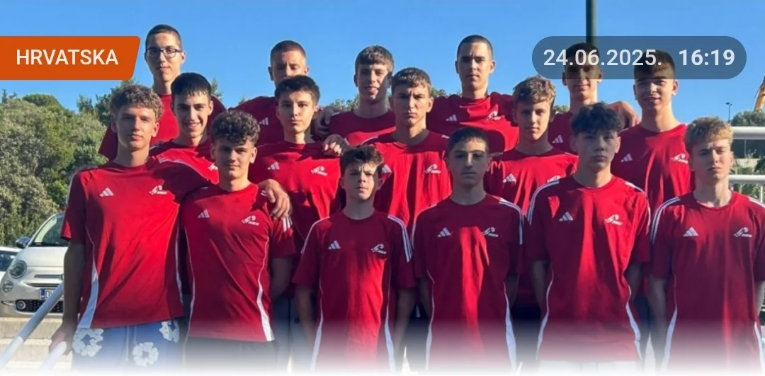 Božo Planinić sa U15 reprezentacijom Hrvatske